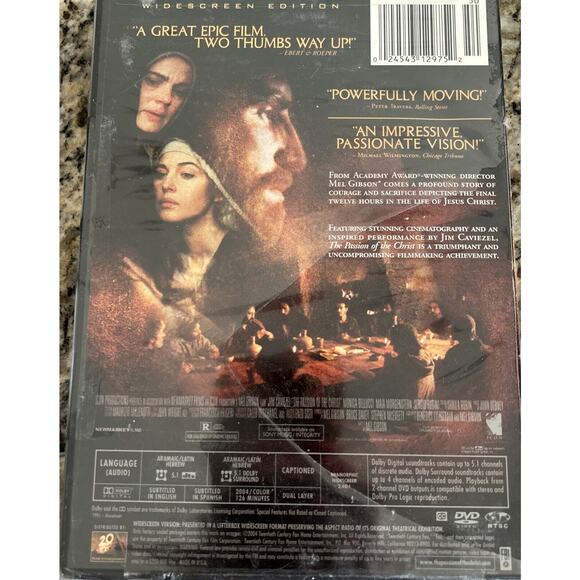 FREE W/PURCHASE The PASSION of the Christ DVD 2004 Widescreen New FACTORY SEALED - Picture 2 of 4